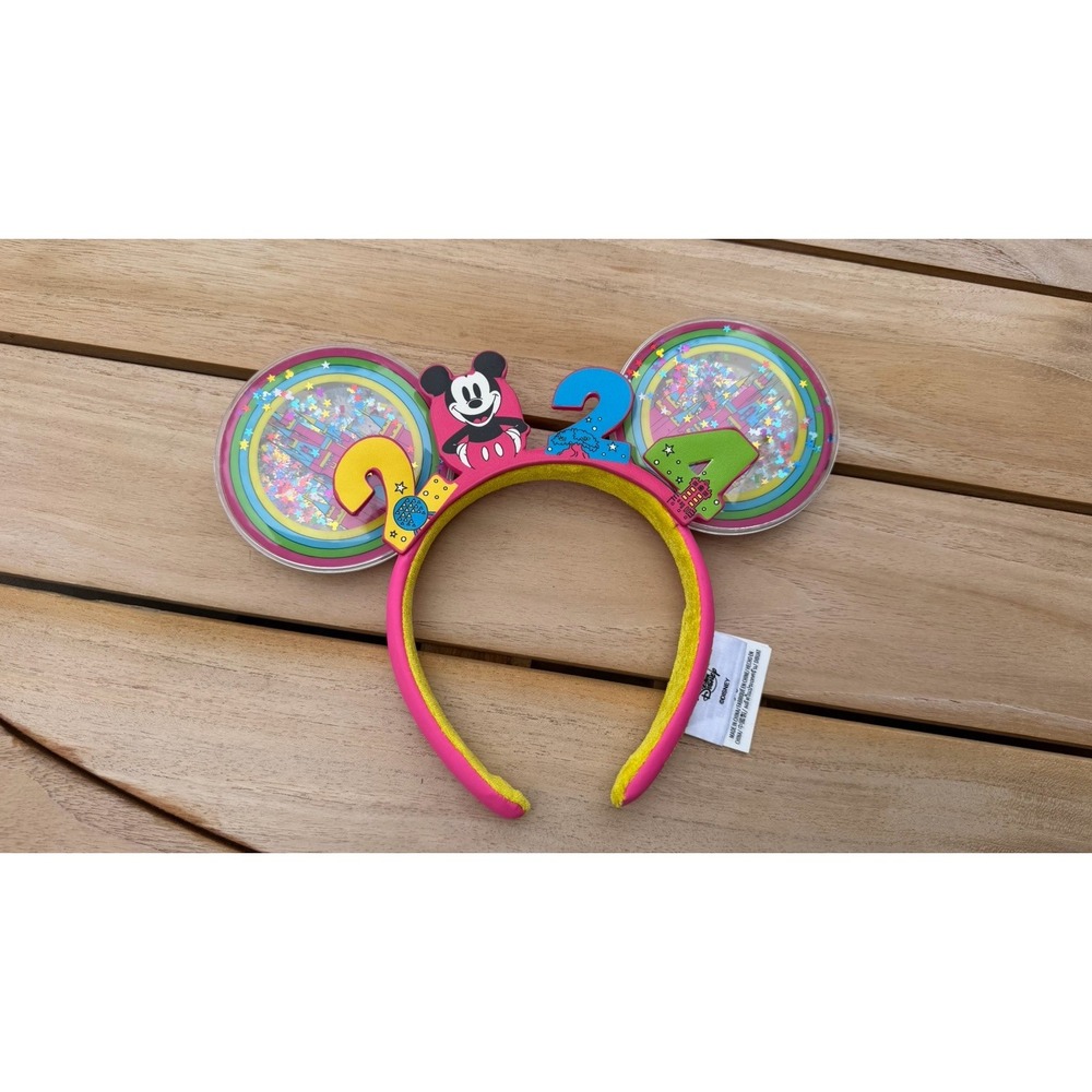 Disney Parks 2024 Colorful Mickey Mouse Ears Headband